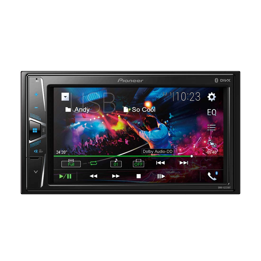 Auto Estéreo Pioneer Pantalla Táctil Bluetooth DMH-G225BT