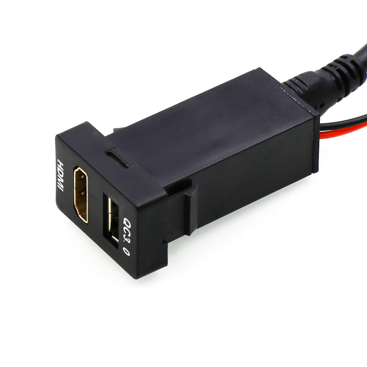 Cable HDMI + Adaptador USB QC3.0 Carga Rápida Toyota