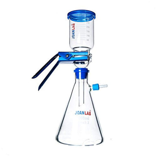 JOANLAB - Aparato de filtración al aspiradora de laboratorio de 2000 ml, frasco de filtración de 2000 ml, embudo graduado de 300 ml con 1 año de garantía