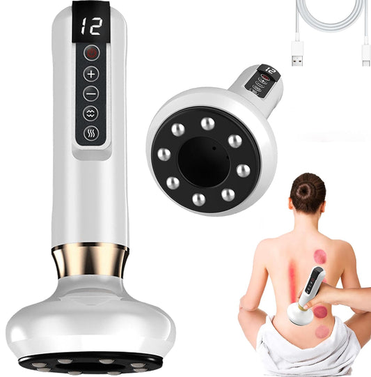 BMNXNNM Anti Cellulite Massager,Dexvon Masajeador Celulitis Original,Smoothglow Masajeador Anticelulítico,12 Niveles Removedoras de Grasa Eléctrica,con for Cintura,Brazos y Piernas