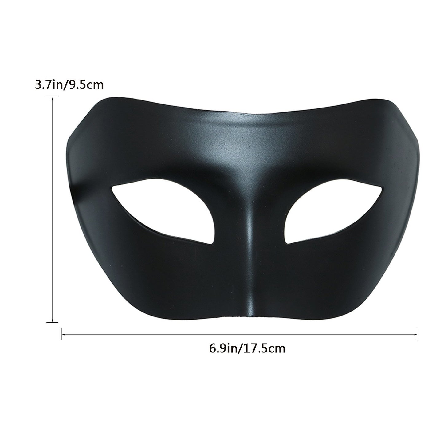 Máscaras Venecianas de Corona Negro para Disfraces de Mardi Gras