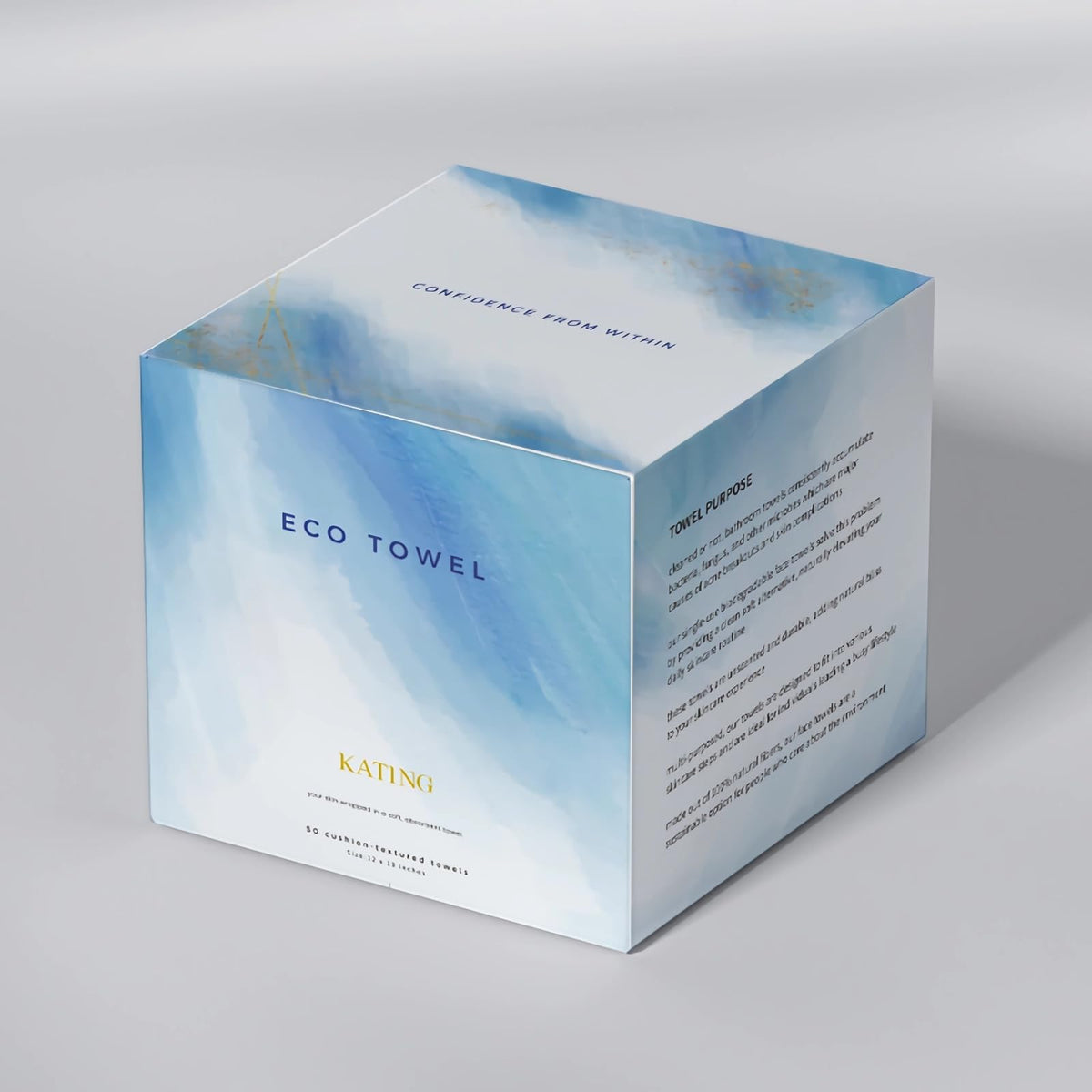 Toallas faciales desechables biodegradables suaves para piel sensible, paños sin pelusa para lavado facial, cuidado de la piel y eliminación de maquillaje, toallas húmedas y secas, 50 hojas (2)