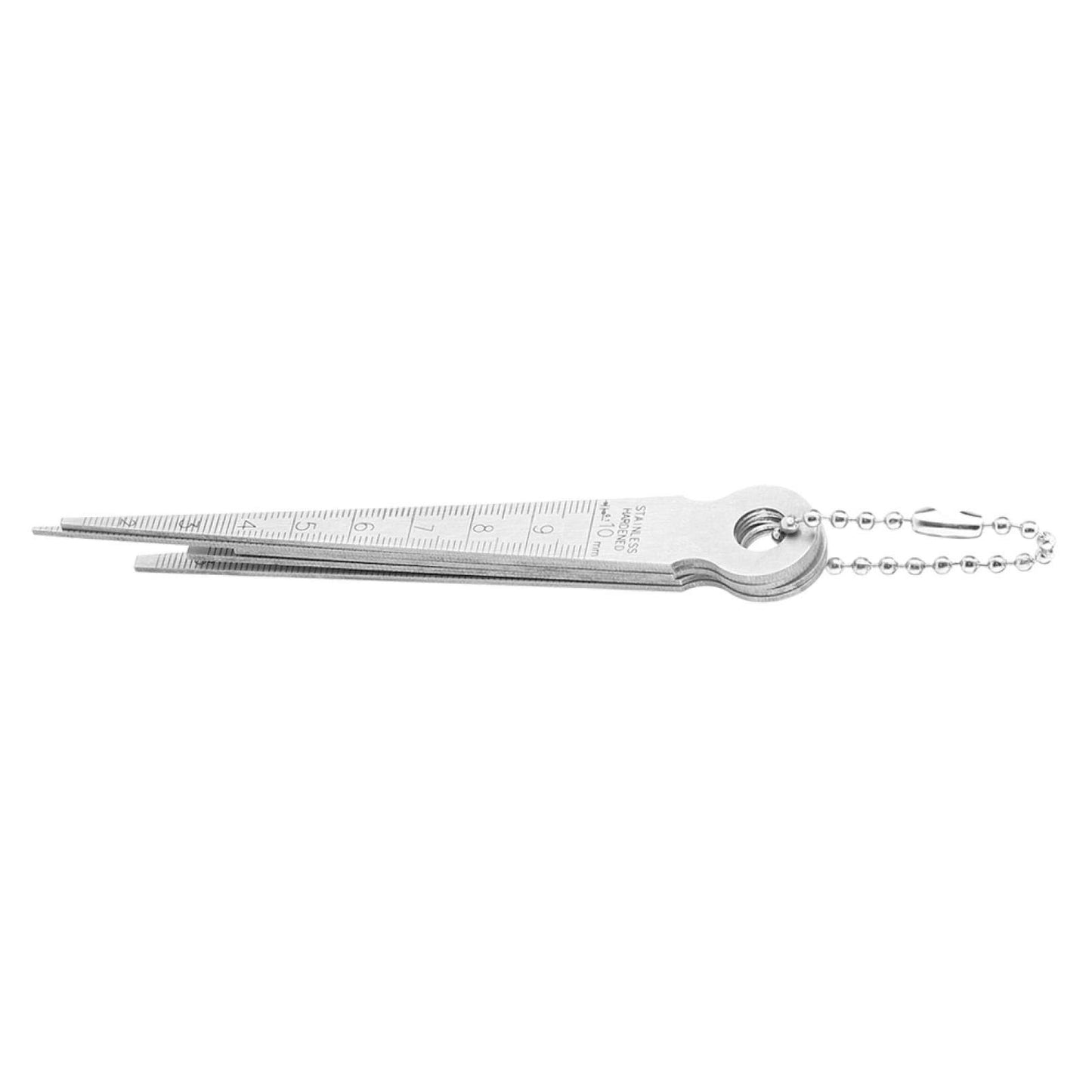 LiebeWH Calibre de Espesores Cónico para Soldadura de Acero Inoxidable Medidor de Grosor con Herramienta de Inspección de Orificios de 10 mm Medición de Diámetro Interno