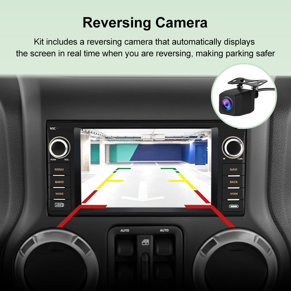 Vratzn Android 13 - Radio estéreo de coche para Dodge RAM 1500 2500 3500 2009 2010 2011 2012 con cámara inalámbrica CarPlay/Android Auto/GPS/HD y Bluetooth