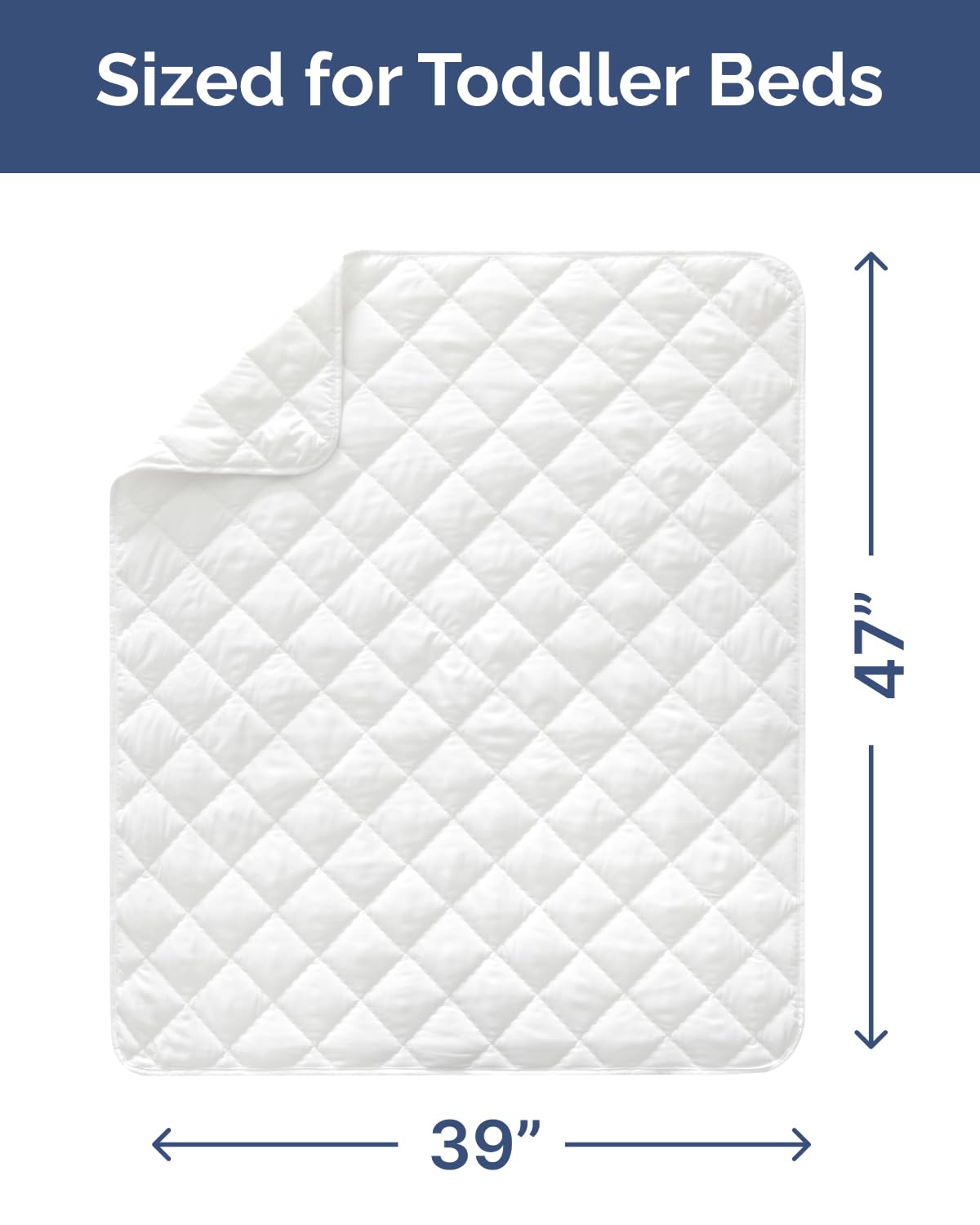 Edredón para niños pequeños, suave, ligero, manta para todas las estaciones, para niños y niñas, ropa de cama acogedora para cuna y cama de niños pequeños, 39 x 47 pulgadas, color blanco