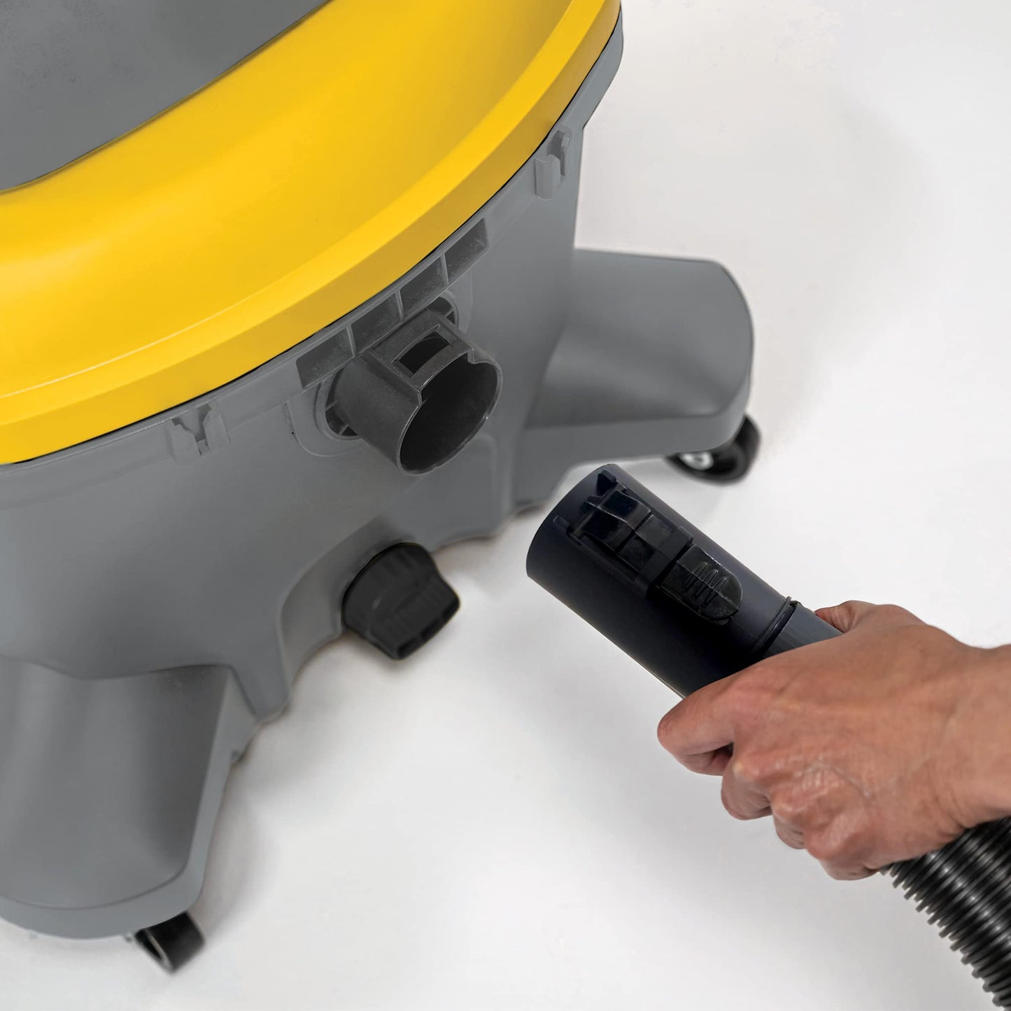 Aspiradora Húmeda y Seca Koblenz Gris Amarillo Serie 35 pies 6.5HP 16 galones
