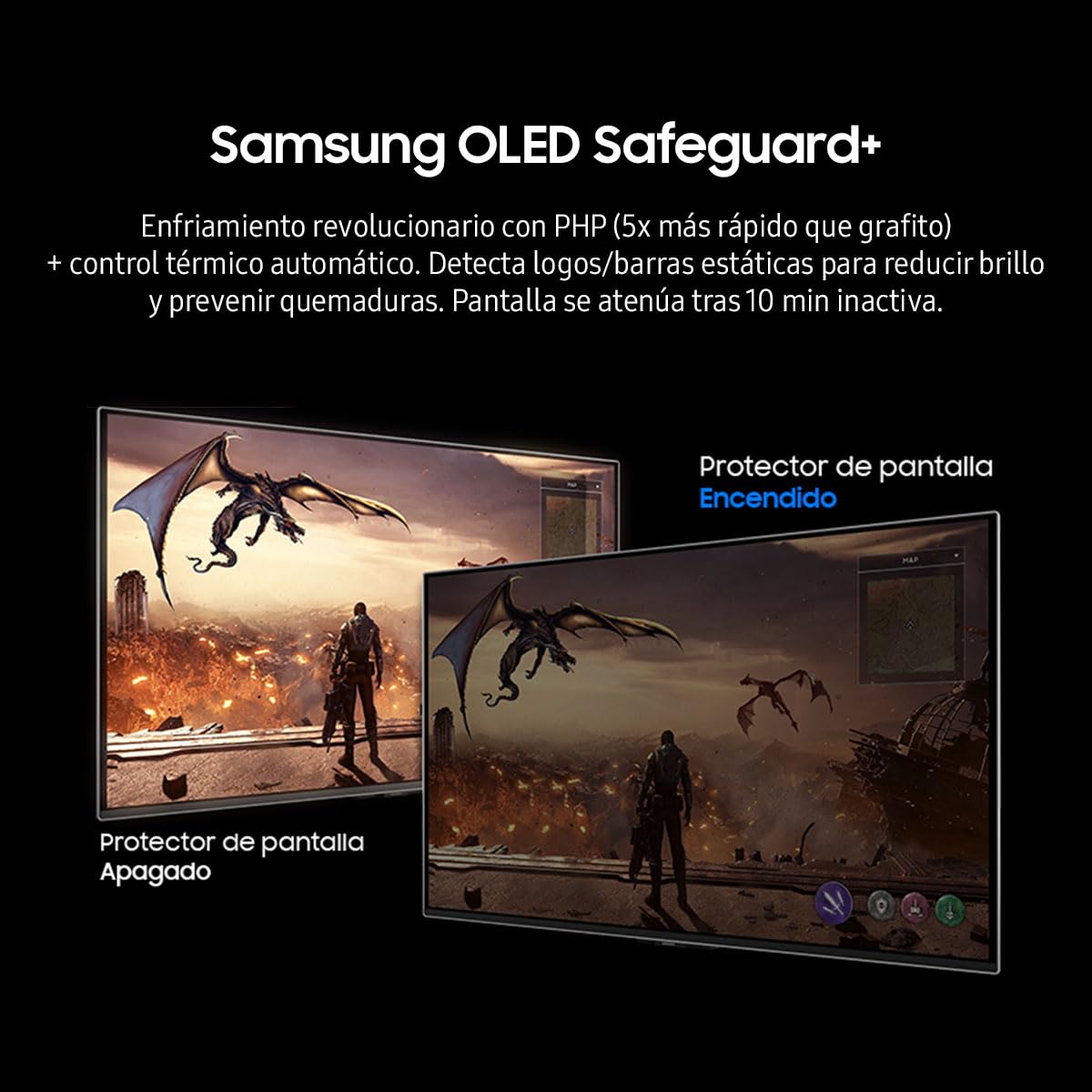 Samsung 32" Odyssey OLED Monitor G81SF 4K 240Hz, QD-OLED en 4K, Glare Free, Safeguard+, Frecuencia de actualización de 240 Hz y Tiempo de Respuesta de 0,03 ms LS32FG810SLXZX