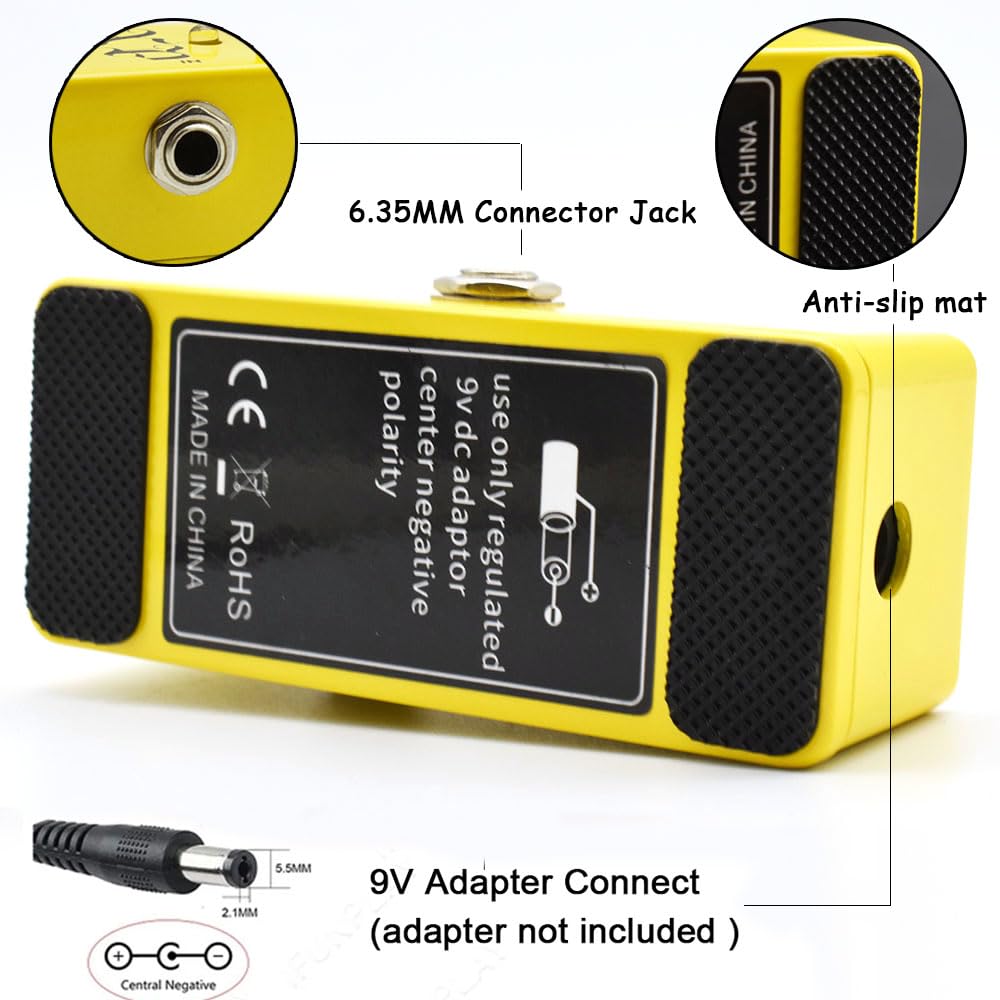 Pedal de Efecto de Guitarra SoulDiM XP Booster Mini Bypass