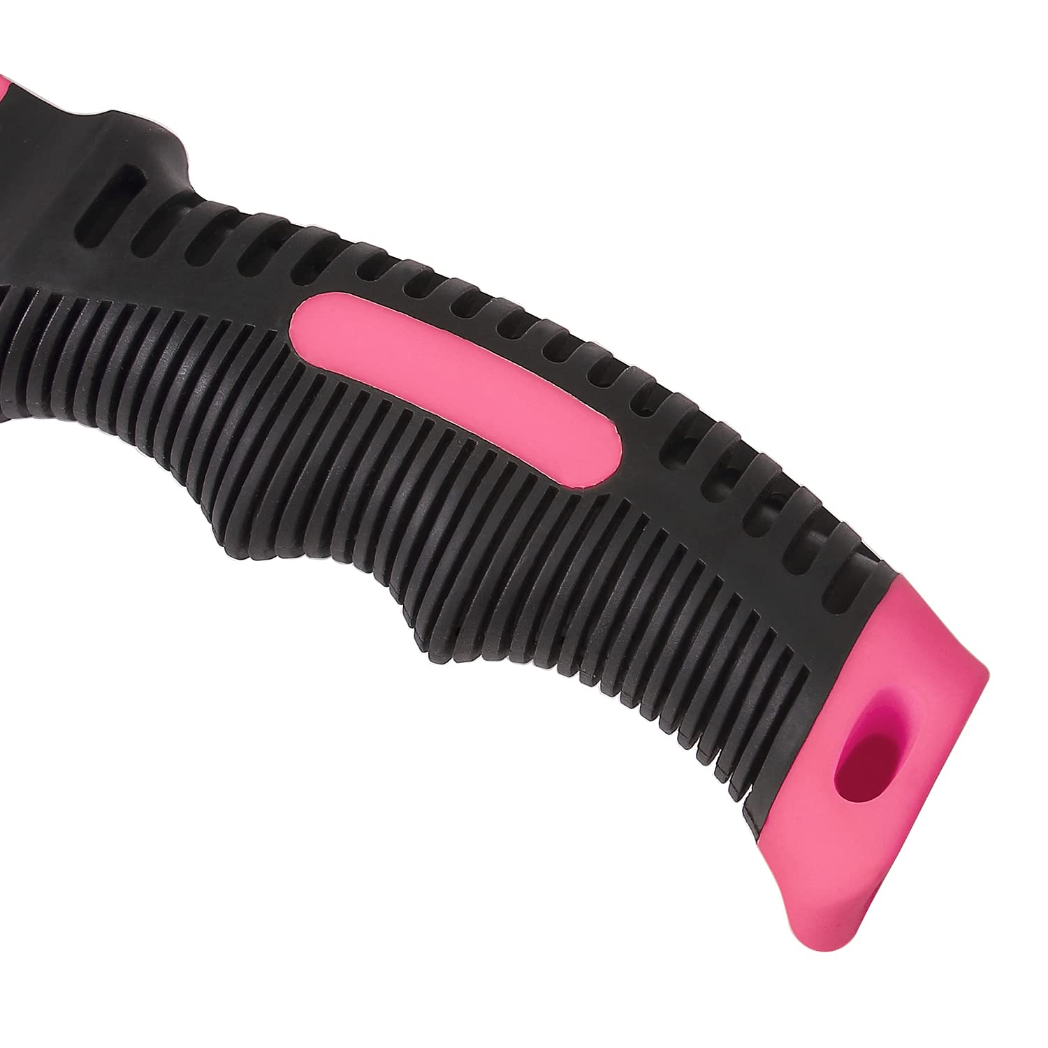 EFFICERE - Martillo rechoncho multiuso de 8 onzas, color rosa con iniciador de uñas magnético, rosa para niñas, mujeres y mujeres, ideal para proyectos domésticos generales, cochera, recámara universitario, oficina y más