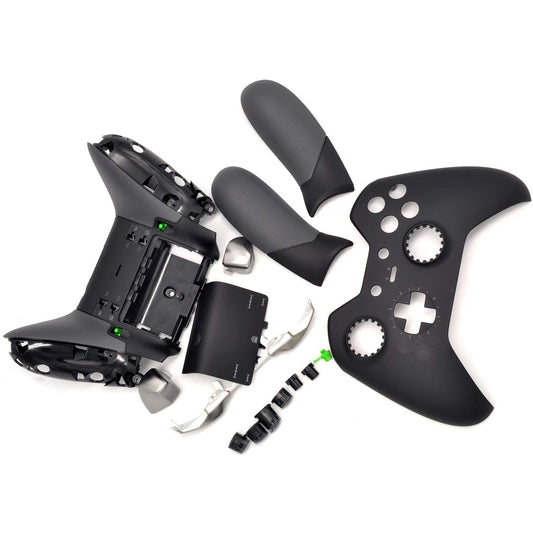 Deal4GO Kit de carcasa completa con LB RB Bumper Grips Cover Botones Pulgares Reemplazo para Xbox One Elite Controller 1 GEN