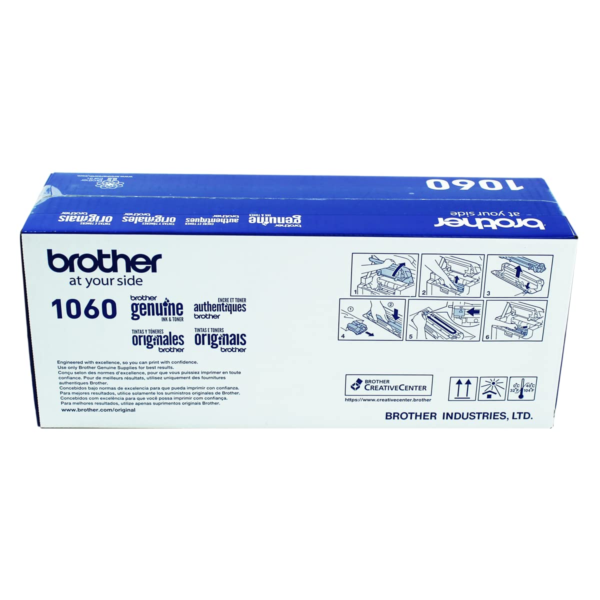 BROTHER TN1060 Cartucho de Tóner para DCP1512/HL1112 Clr, Negro, Talla Unica