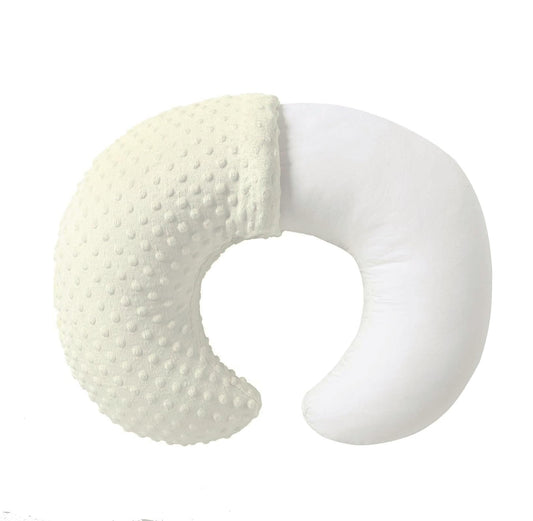 Almohada y Posicionador QUENESS Ultra Suave Removible para Lactancia y Soporte de Bebés Niños
