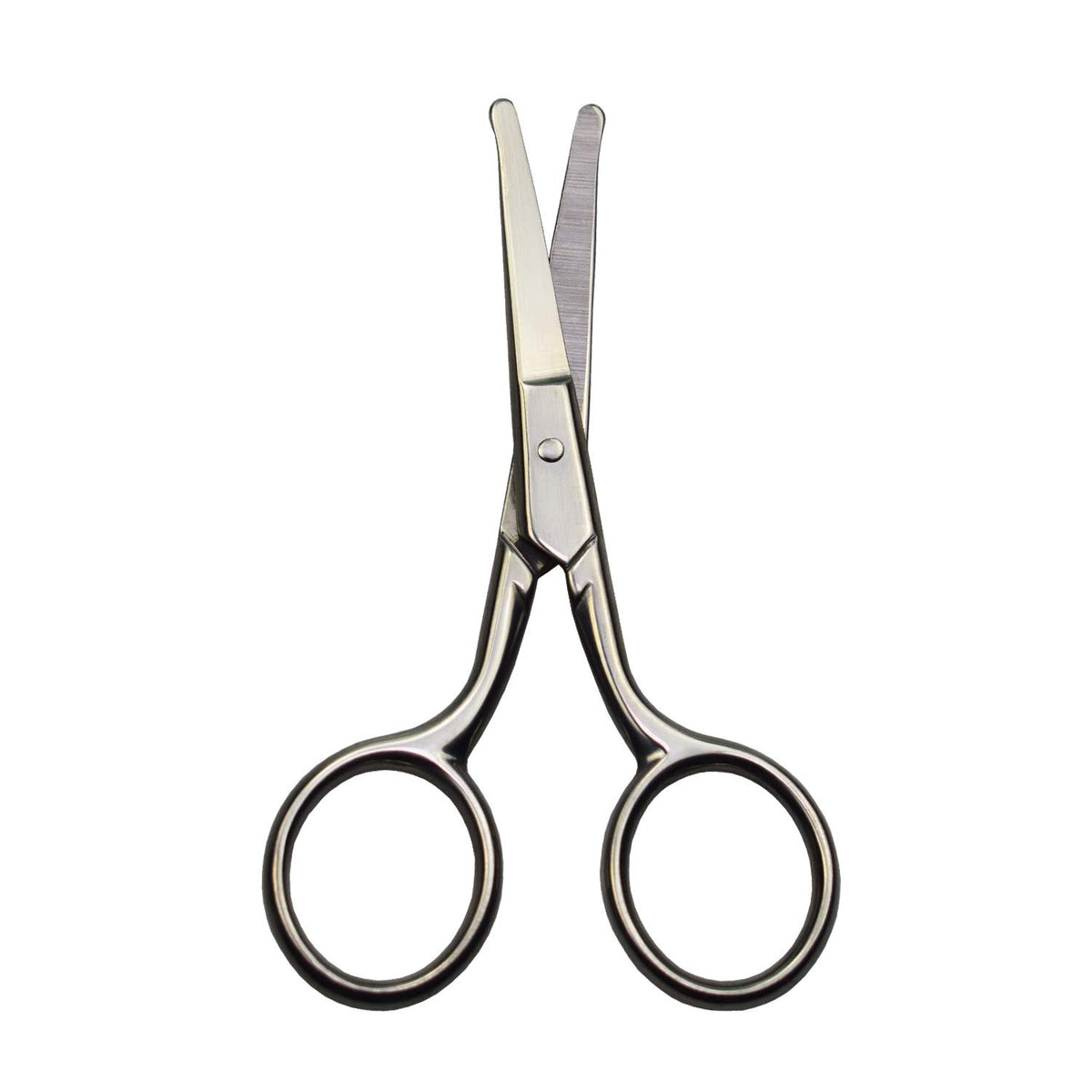 Professional Safety Grooming Scissors for Personal Care Facial Hair Removal and Ear Nose Eyebrow Trimming Stainless Steel Fine Straight Tip Scissors Men