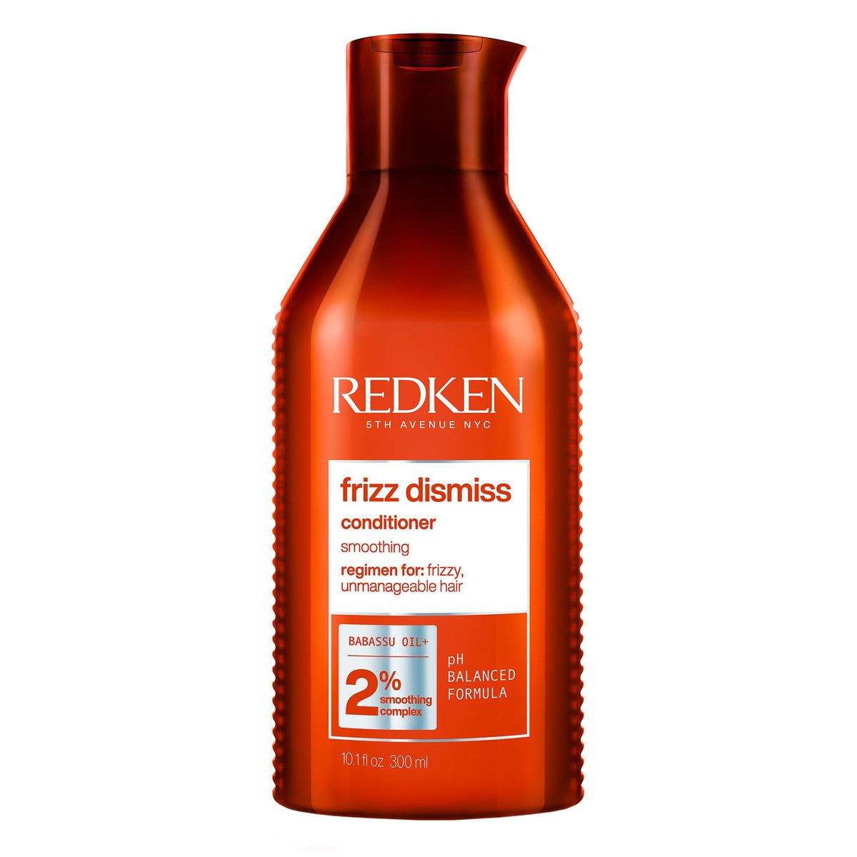 REDKEN- Acondicionador Frizz Dismiss | Suaviza el Cabello con Frizz | Aporta Hidratación Intensa, Protege de la Humedad y Controla el por un Tiempo Prolongado | con Aceite de Babassu | 300ml