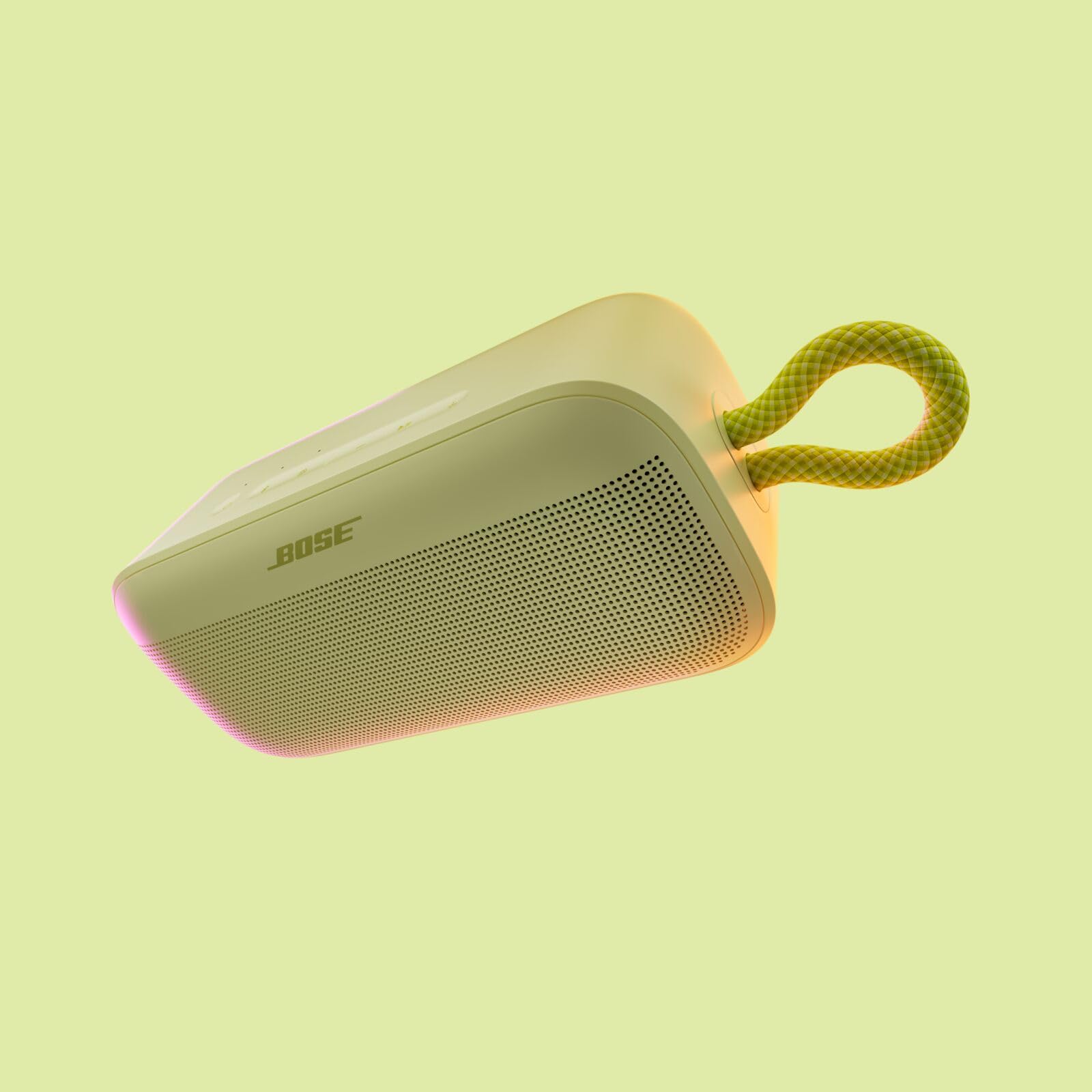 Bose SoundLink Plus - Altavoz Bluetooth portátil, Altavoz inalámbrico para Exteriores, hasta 20 Horas de duración de la batería, Impermeable y a Prueba de Polvo, Amarillo cítrico, Color edición