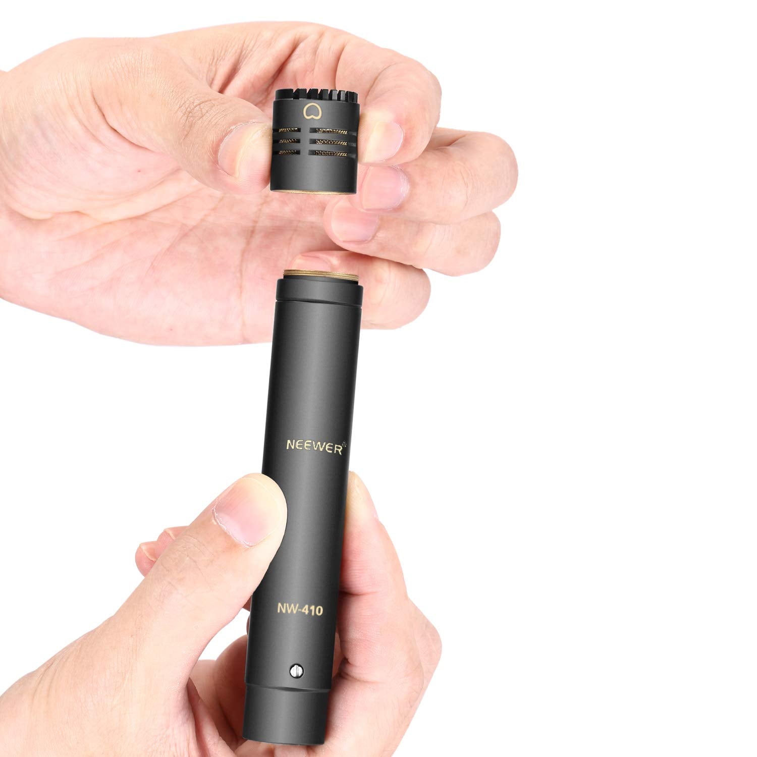 Micrófono Condensador Lápiz NEEWER Negro Cápsulas Intercambiables para Instrumentos Acústicos