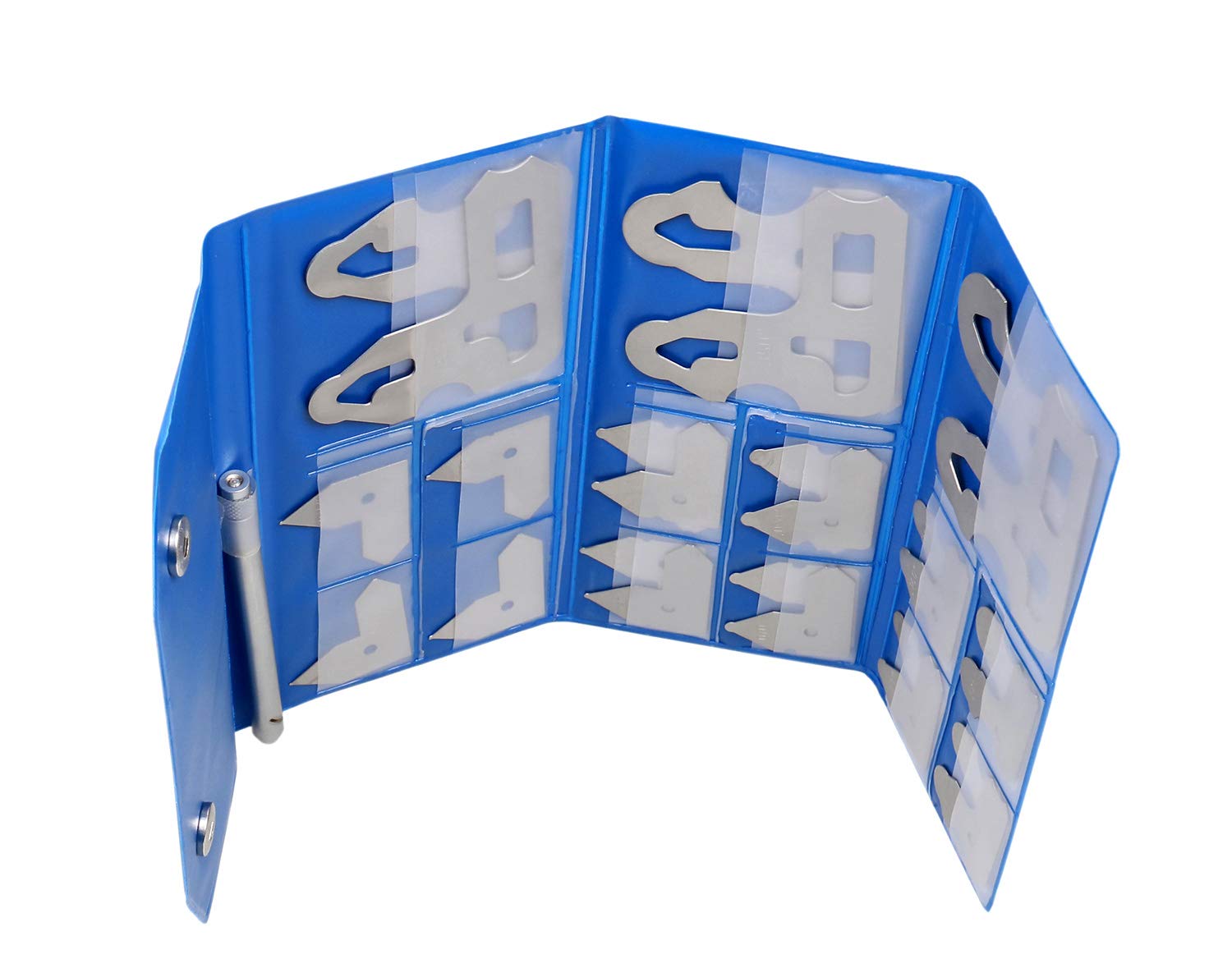 Accusize - 0.010" - 0.500" Juego de 26 Gages para Radios, #EG02-5025