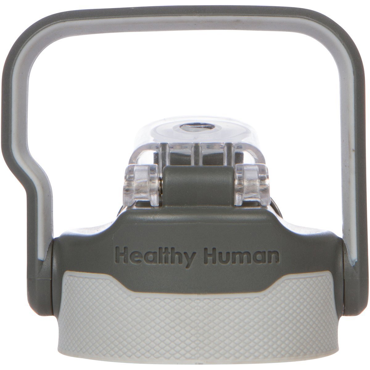 Healthy Human FLIP N SIP Tapa | Tapa para botellas de agua a prueba de fugas, aptas para lavaplatos y duraderas con clip de metal a presión y boca ancha para todas las botellas humanas saludables