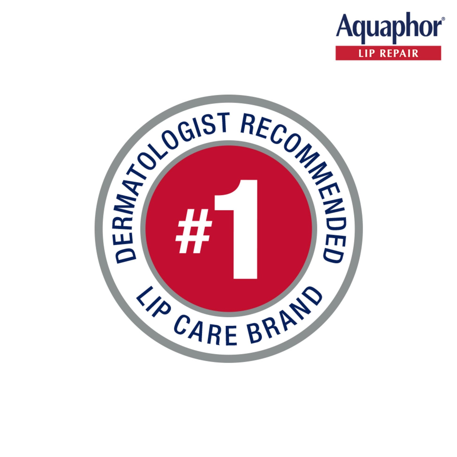 Aquaphor Lip Repair - Soothe Dry, Chapped Lips - Two .35 oz. Tubes