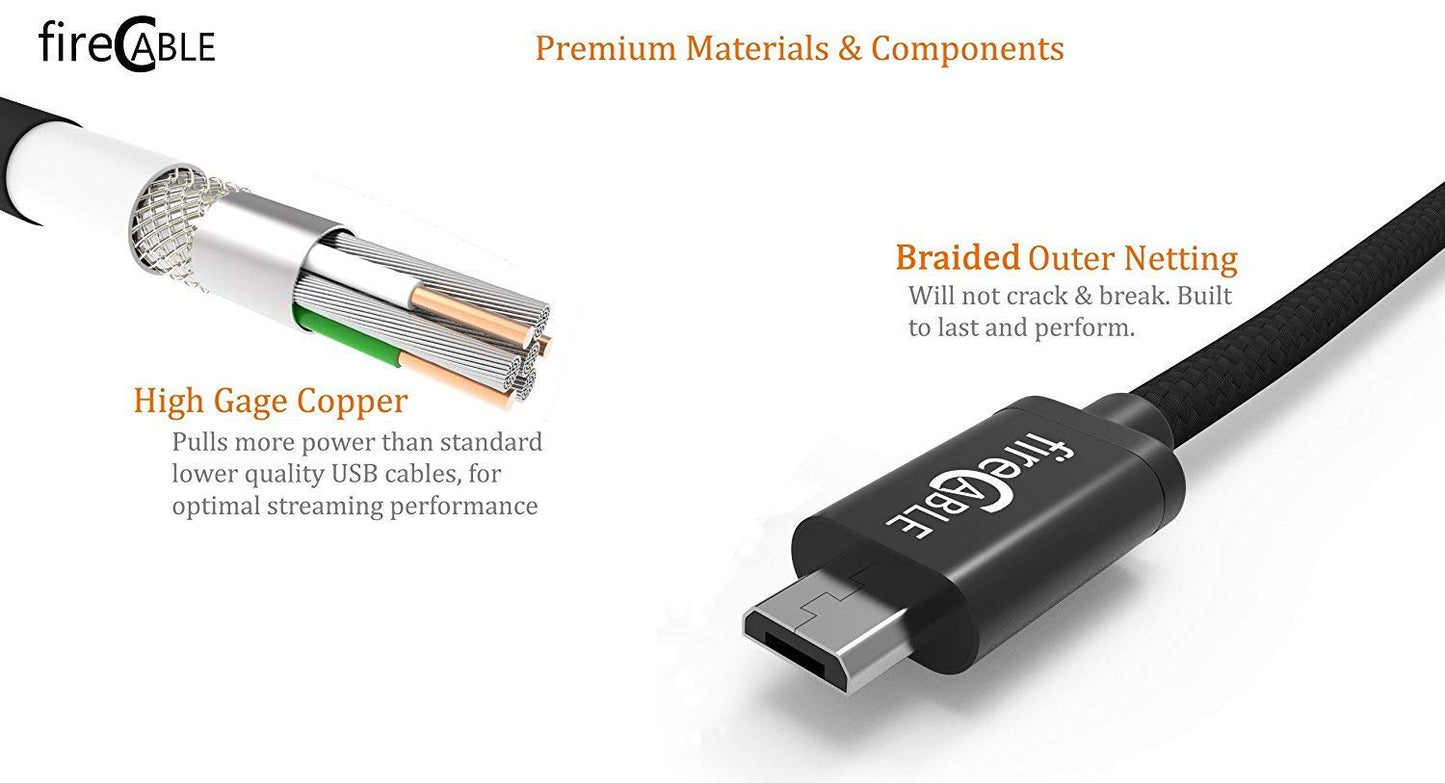 FireCable Adaptador de corriente inalámbrico para Firestick4kmaxx 2024 | Alimenta el palo de fuego de la TV | Elimina la toma de CA que elimina los cables de TV desordenados