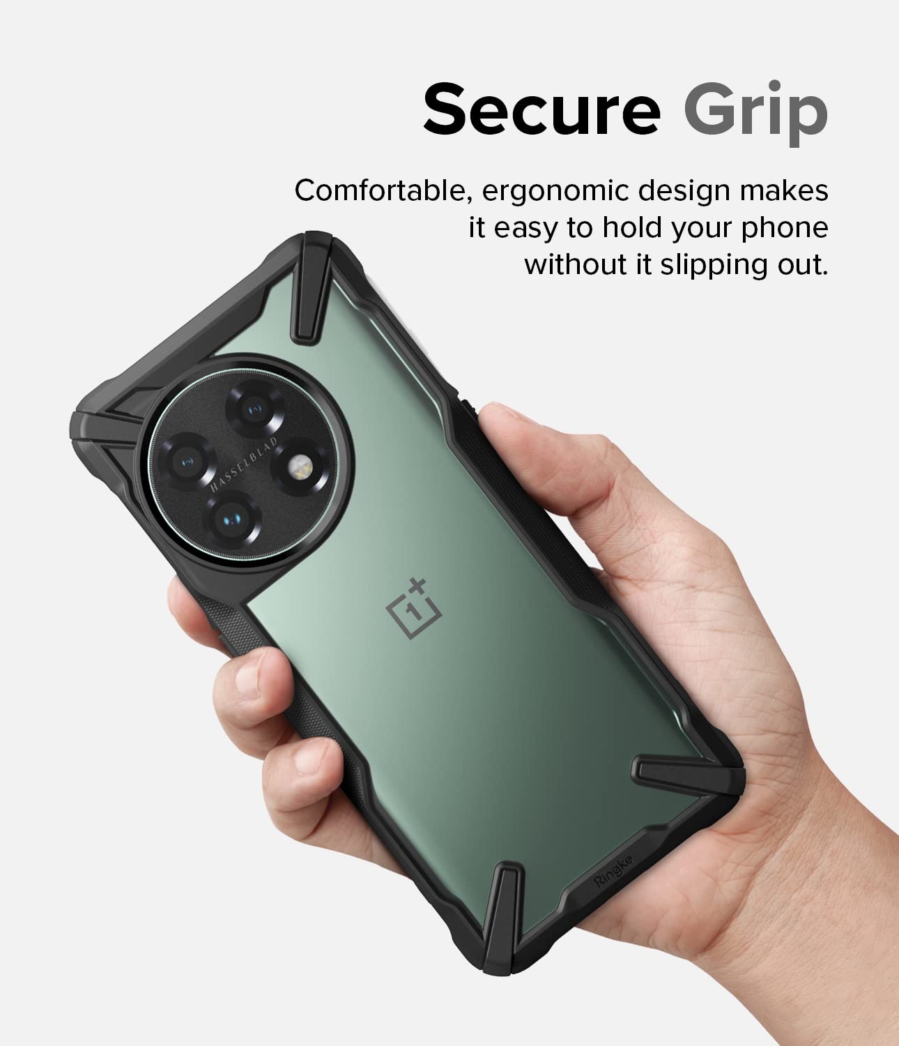Funda Oneplus 11 5G Ringke Negra Resistente a Impactos y Arañazos