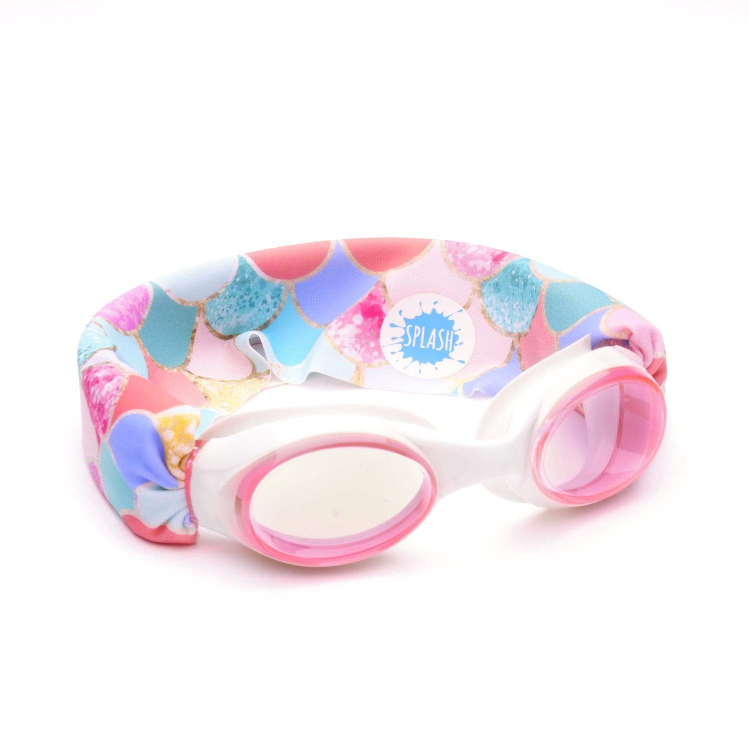 Goggles Natación Splash Place Magenta Mermaid con Correa de Tela Para Niños y Adultos
