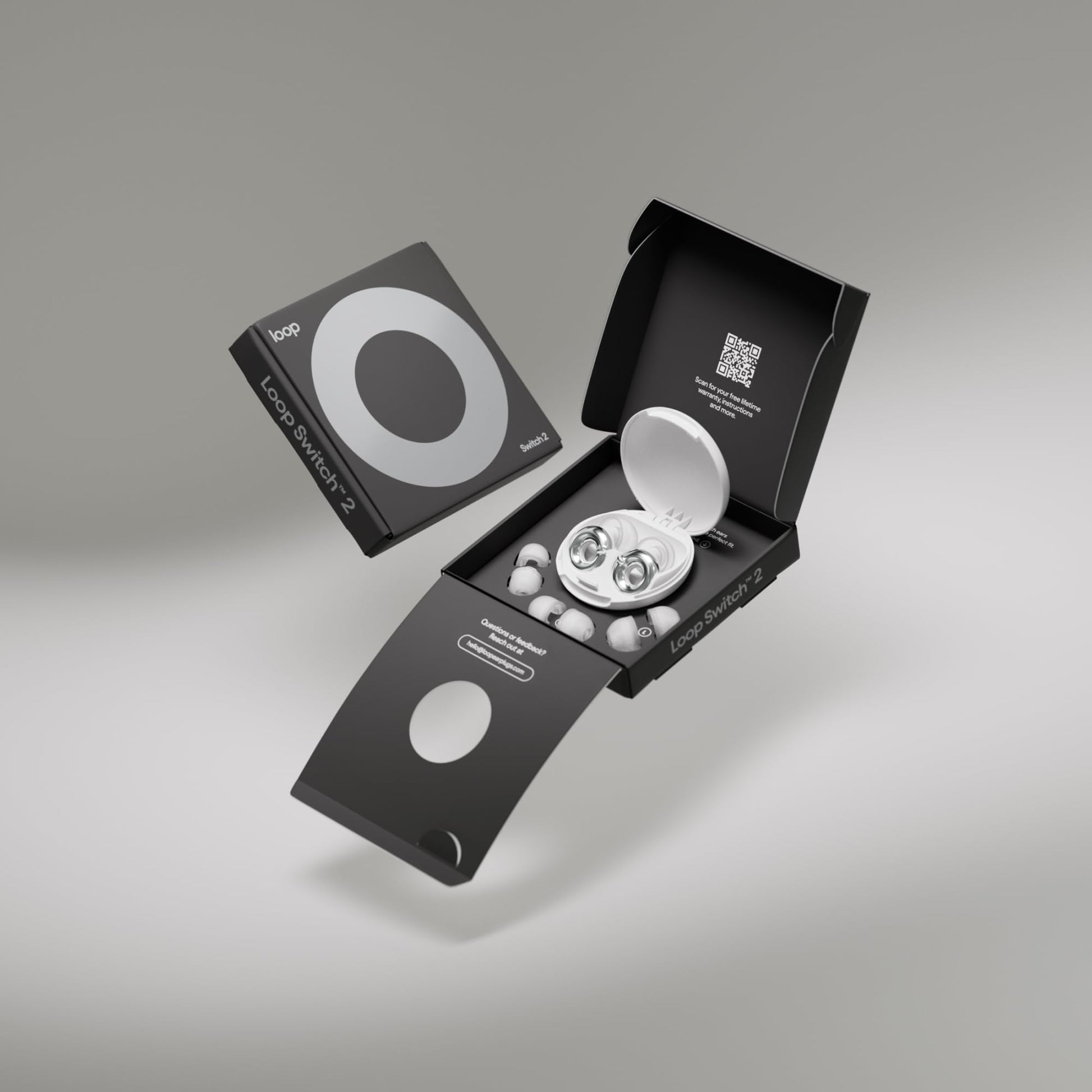 Loop Switch 2 Tapones auditivos ajustables – 3 modos de reducción de ruido | Reducción flexible del ruido para concentración, viajes, vida social, festivales y más | Reducción de 20-26 dB (SNR)