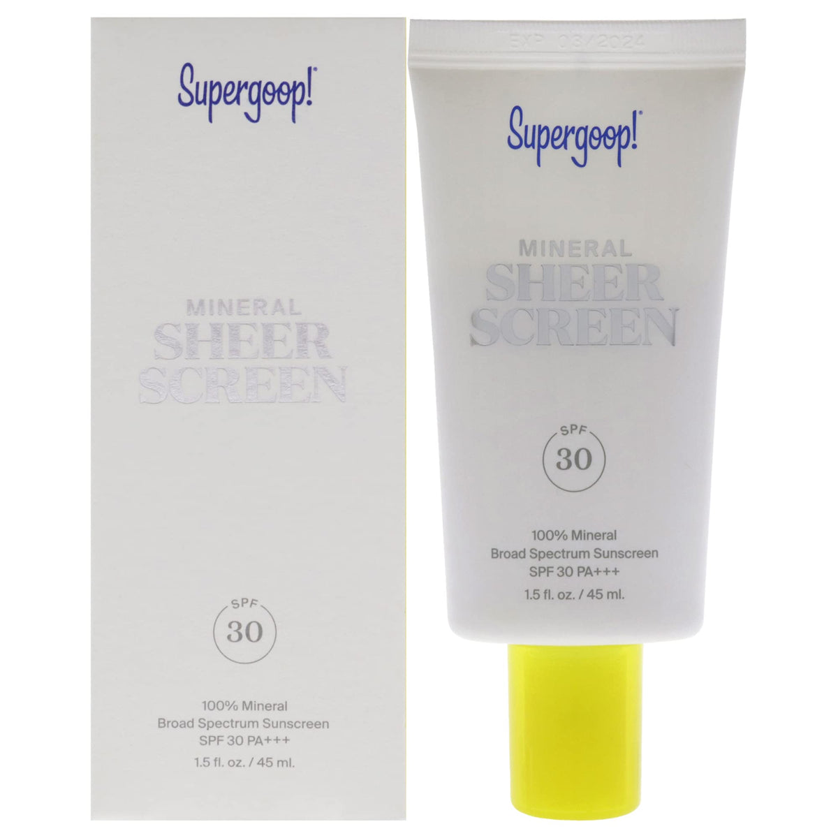 Supergoop Mineral Matte Screen SPF 30 For Women 1.5 oz Sunscreen