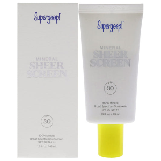 Protector Solar Supergoop Mineral Matte SPF 30 para Mujer 1.5 oz