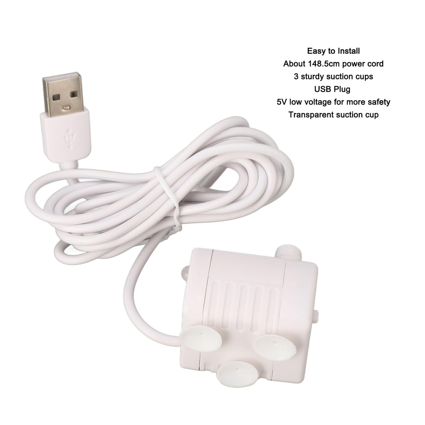 Bomba de Agua para Mascotas Denash, Fuente de Agua para Gatos, Bomba de Agua Extraíble Alimentada por USB, Flujo Ajustable de 5V,