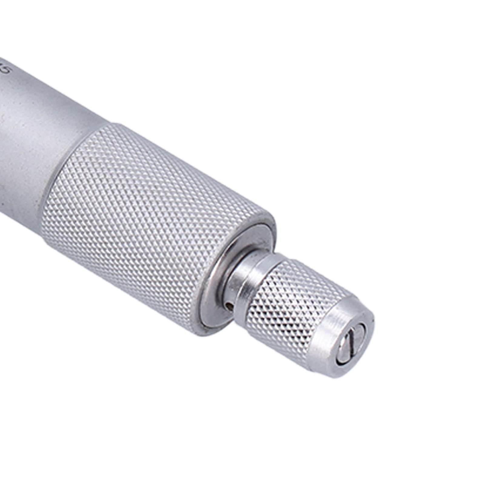 Micrómetro Herramienta de Medición de Espesor Acero Inoxidable Portátil Precisión 0,01 mm para Equipos de Maquinaria