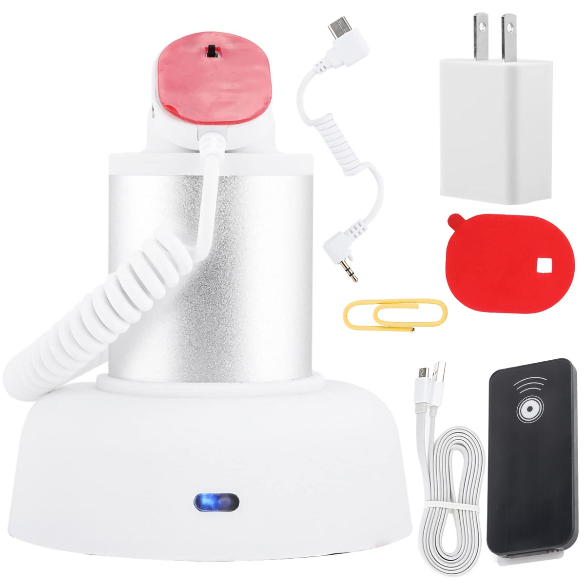 Soporte para Celular Antirrobo con Alarma 110 dB y Carga Rápida