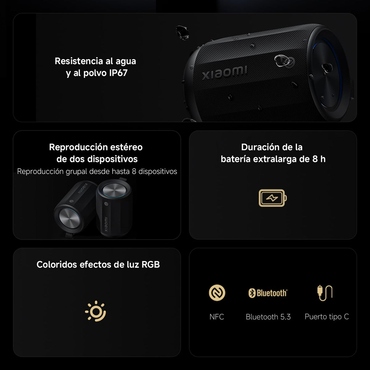 Bocina Bluetooth Xiaomi Mini Bluetooth 5.3