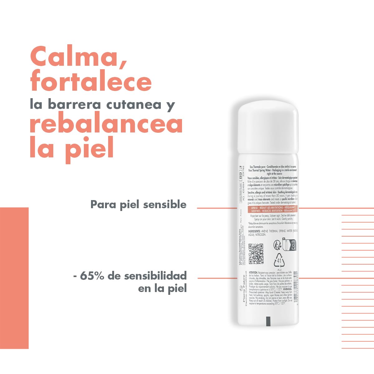 Avène Agua Termal Facial y Corporal en Spray, 50ml