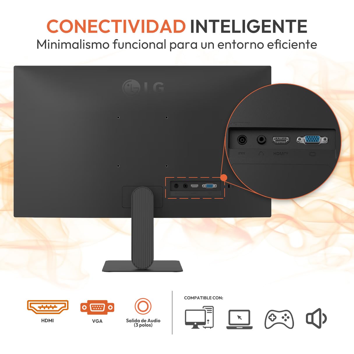 LG Monitor 23.8" 24U411A-B 5ms 120Hz Panel IPS Full HD HDMI D-Sub