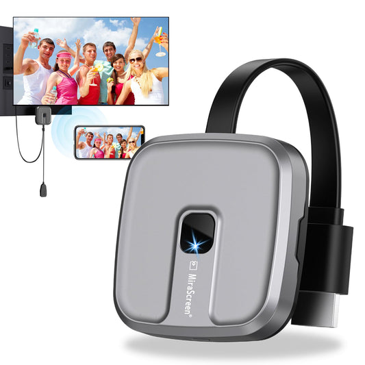 Receptor Inalámbrico 2RIYADH HDMI 4K Compatibilidad para Pantalla de Teléfono y Laptop