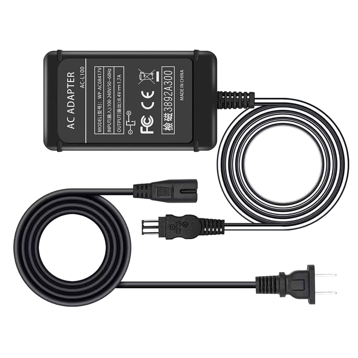Gonine AC-L100 Replacement Camera AC Adapter for Sony AC-L100, AC-L15, AC-L10, AC-15A, AC-L10A, Charger for Sony Cybershot DCR-TRV MVC-FD DSC-S30 DSC-F707 DSC-F717 DSC-F828