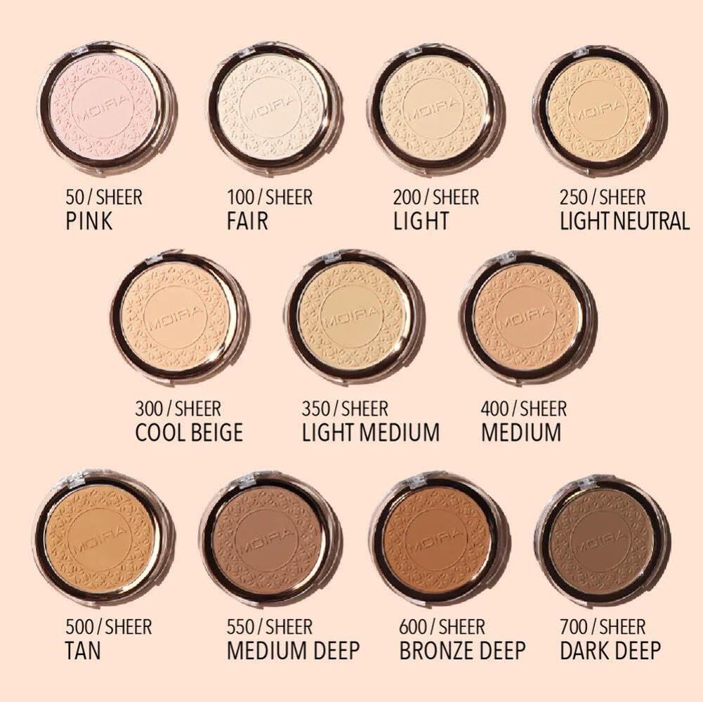Polvo fijador impermeable Soft Focus 300 Moira Cosmetics
