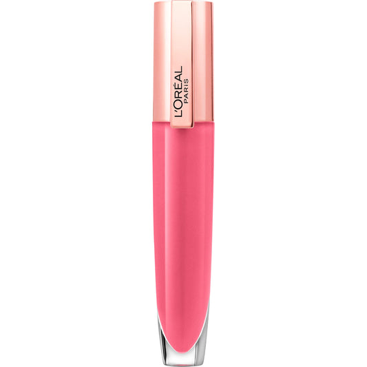 L'Oreal Paris Glow Paradise Hydrating Lip Balm-in-Gloss with Pomegranate Extract and Hyaluronic Acid, ultra-gentle, non-sticky formula, Sophisticated Rose, 0.23 fl oz