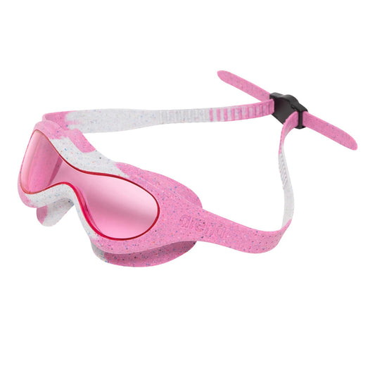 ARENA - Máscara de natación unisex para niños y niñas de 2 a 5 años, lente antivaho, sin espejo, correa fácil de usar, vista amplia y ajuste cómodo, rosa/gris/rosa