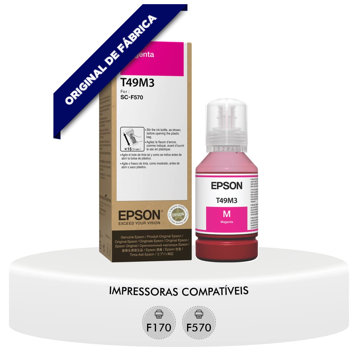 Tinte Epson UltraChrome T49M Magenta 140 ml