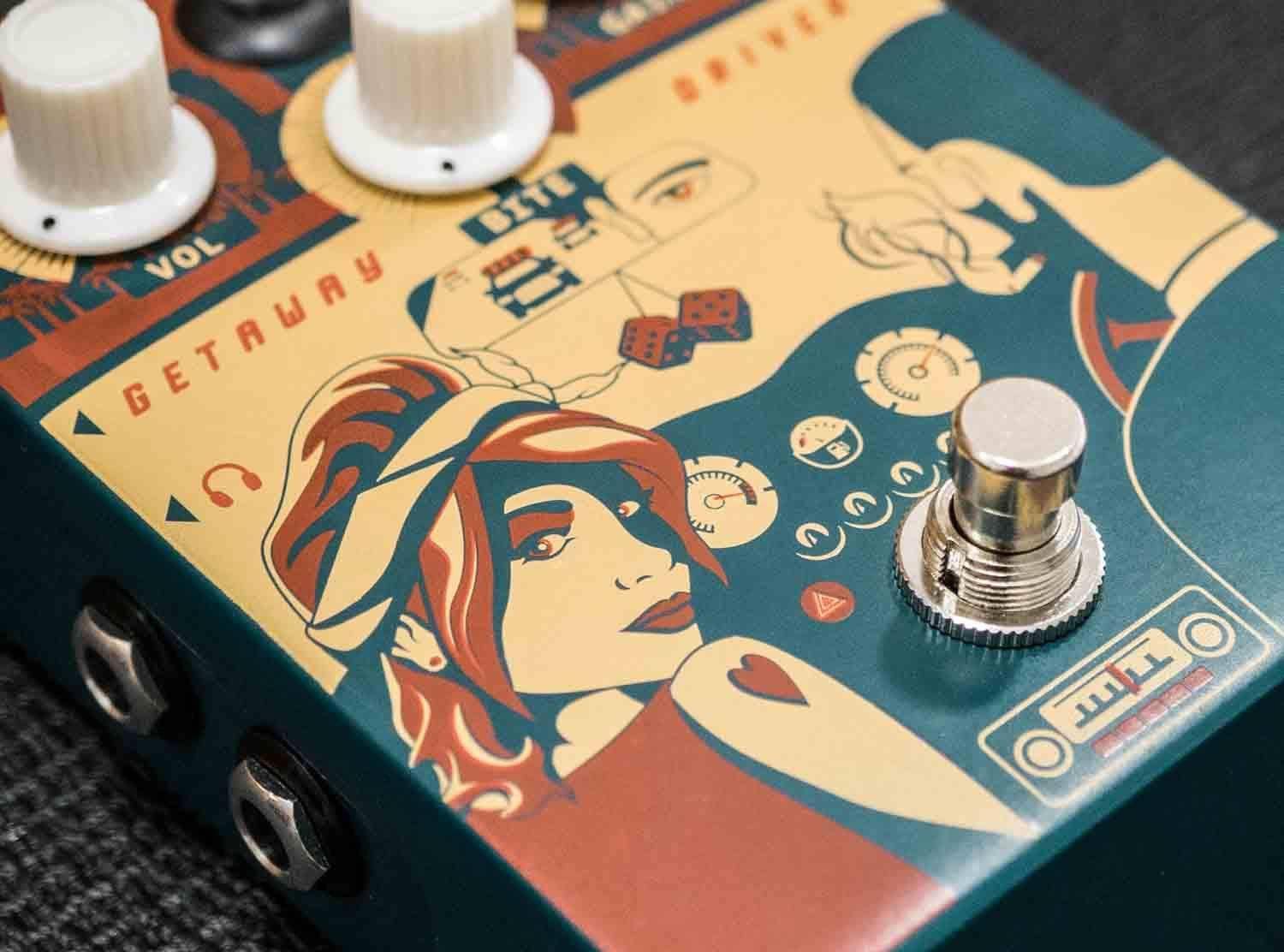 Pedal de Efectos de Guitarra Orange Getaway Driver '70s Overdrive Amp-In-A-Box
