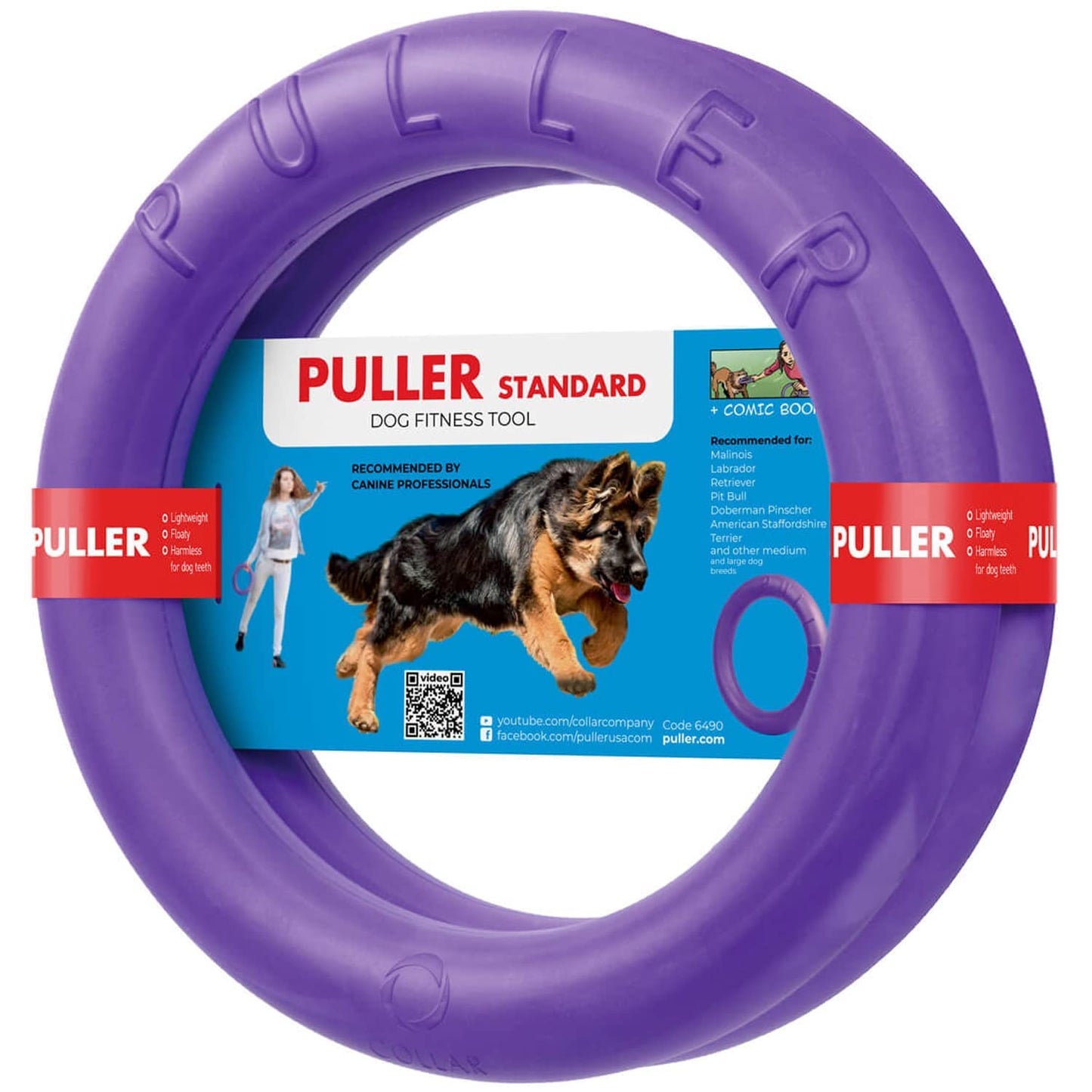 Juguete Multifuncción Puller para Perro Seguro para Dientes Material Único para Juegos de Lanzamiento y Tira y Afloja para Perros Pequeños, Medianos y Grandes