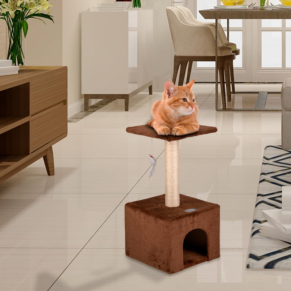 Fancy Pets Mueble con Juguetes para Gato de 60 Centímetros de Altura