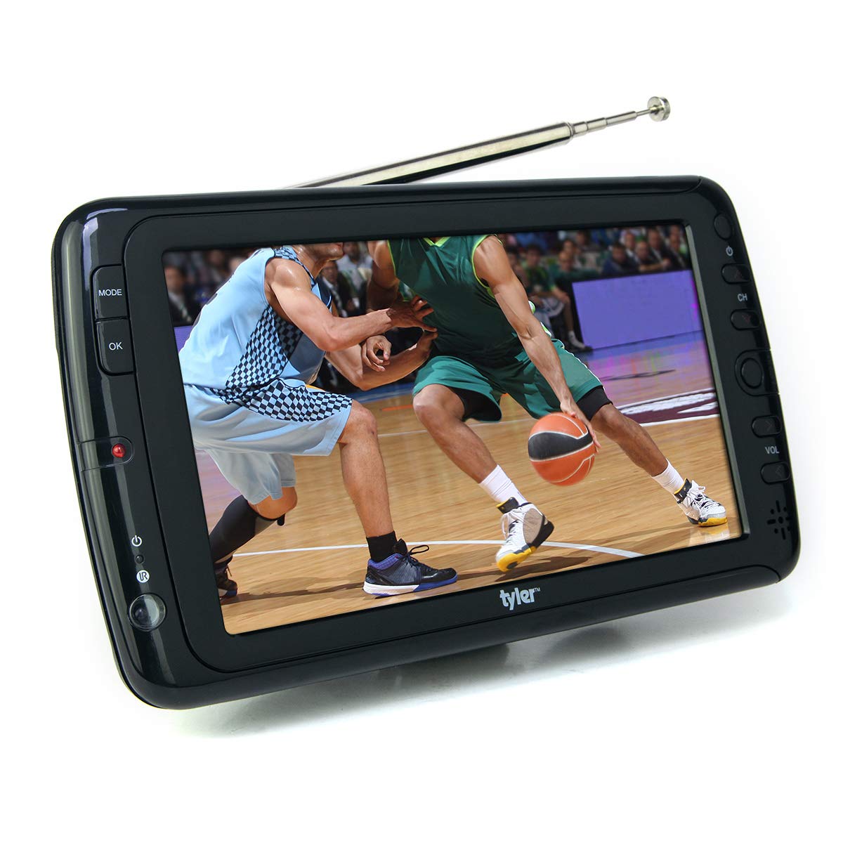Monitor LCD Portátil Tyler 7 Pulgadas con Batería Recargable HD-TV para Viajes y Niños