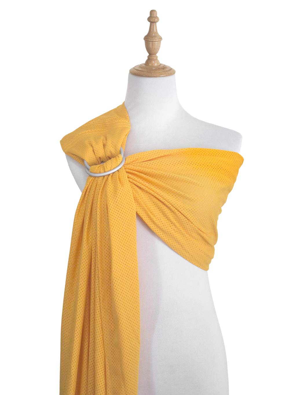 Vlokup - Anillo de agua para bebé, de malla, para recién nacido, niño, bebé, niños pequeños y niños, ligero, transpirable, perfecto para verano, natación, piscina, playa, ideal para papá,, Amarillo