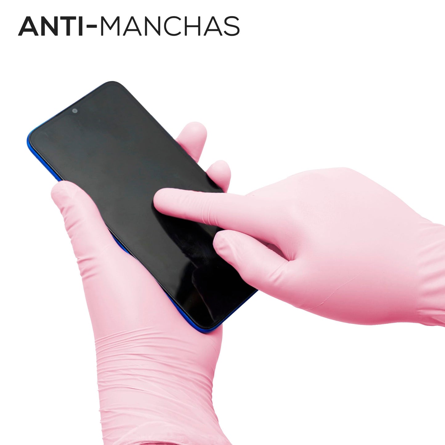 Guantes De Vinil Synmax 200 pzas Libre De Latex y Nitrilo Vinyl No Esteril Guantes Desechables