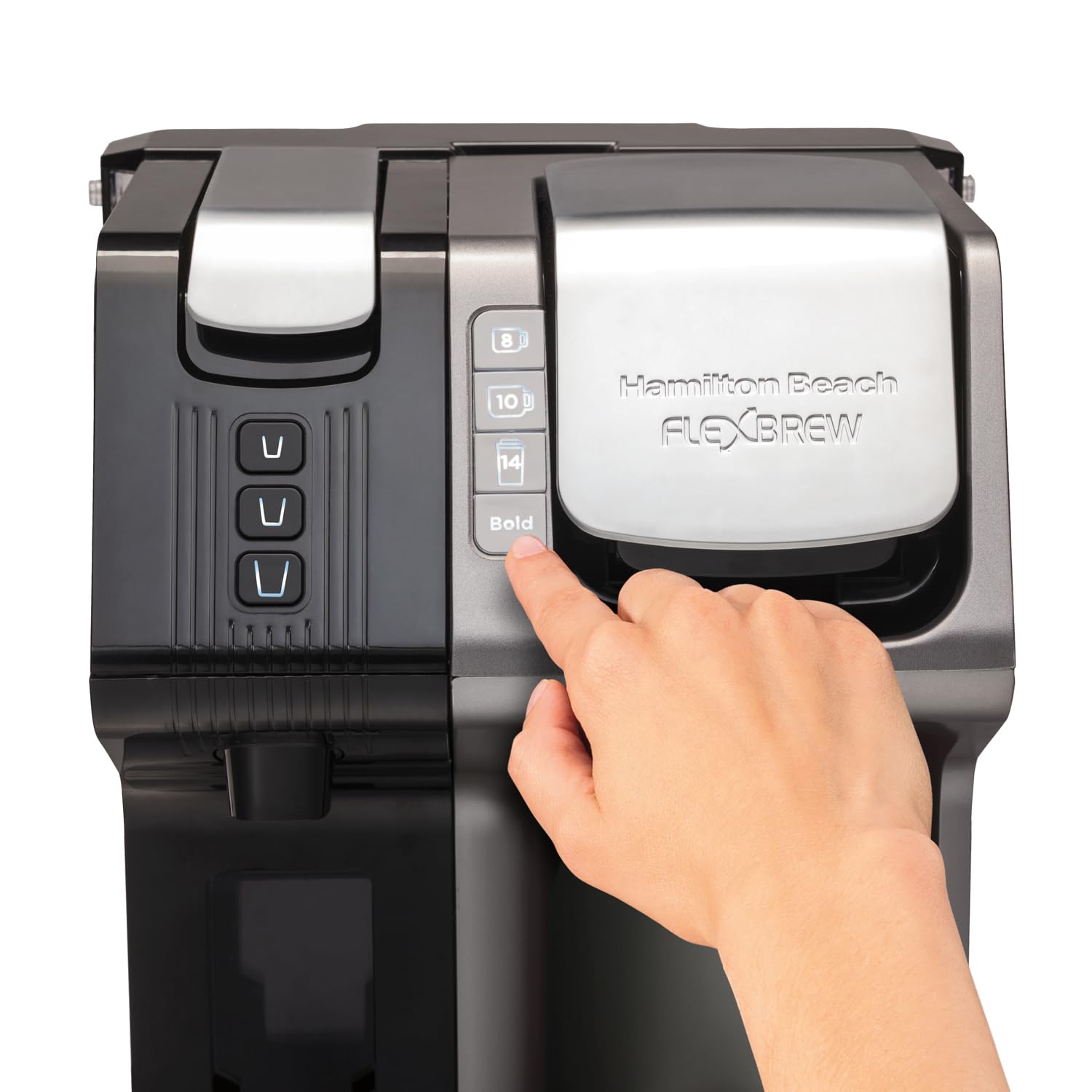 Hamilton Beach Cafetera Universal Flex Brew preparación 3 en 1 mod. 49930