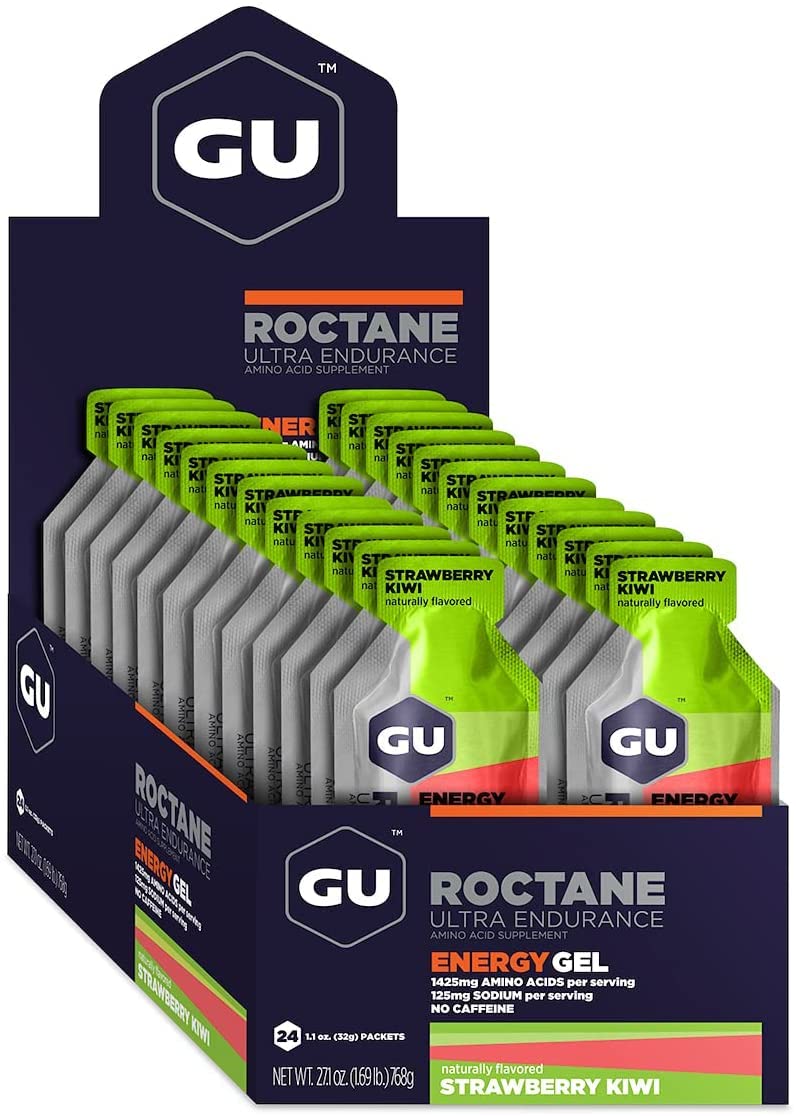 GU Roctane Ultra Endurance, Gel Energetico, Fresa - Kiwi, 24 Piezas