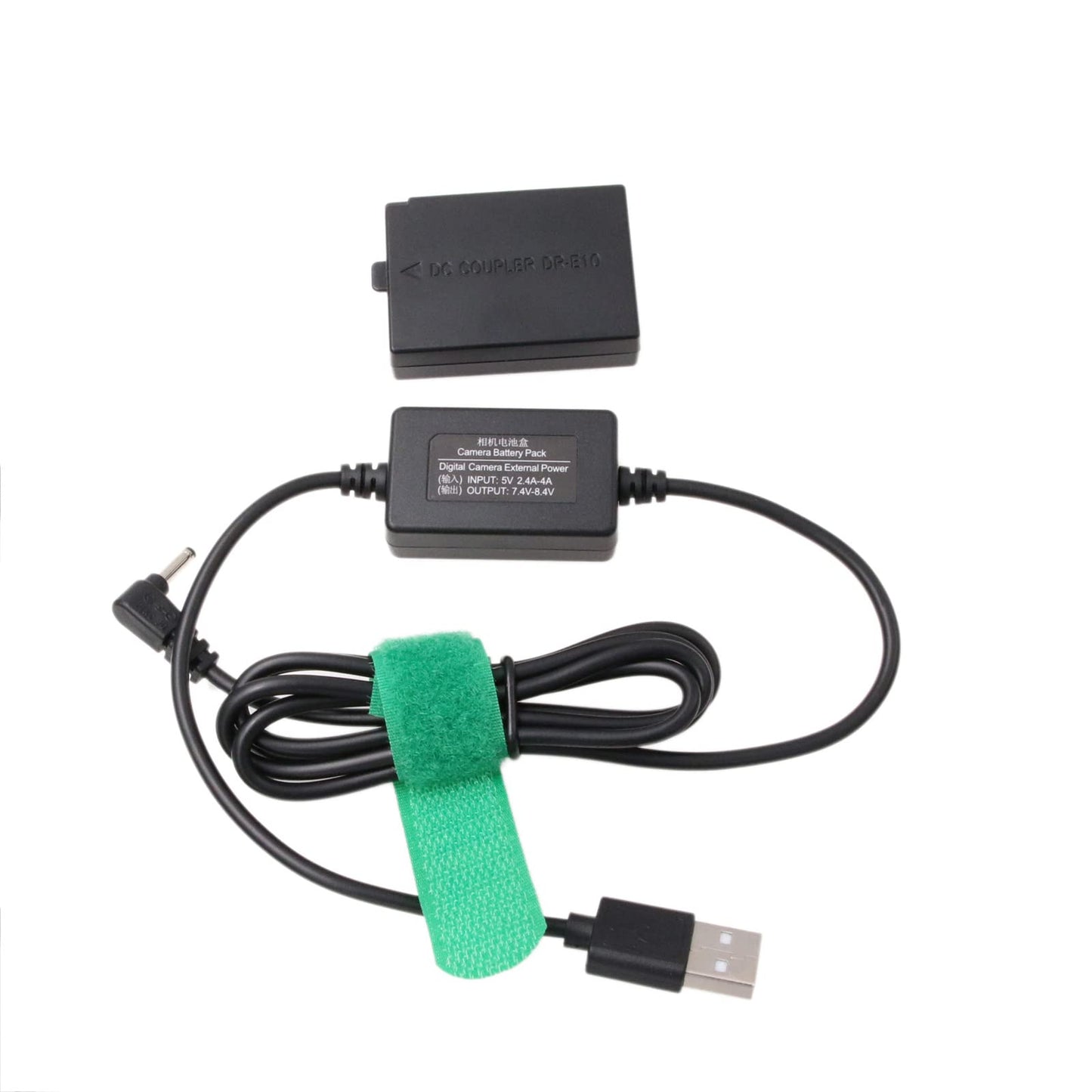 HangTon 5V USB LP-E10 Batería Falsa para cámara Canon EOS 1100D 1200D 1300D 1500D 3000D, Rebel T3 T5 T6 T7 T100, Kiss X50, Kiss X70
